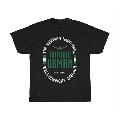 The Nigerian Nightmare Kamaru Usman Black Shirt