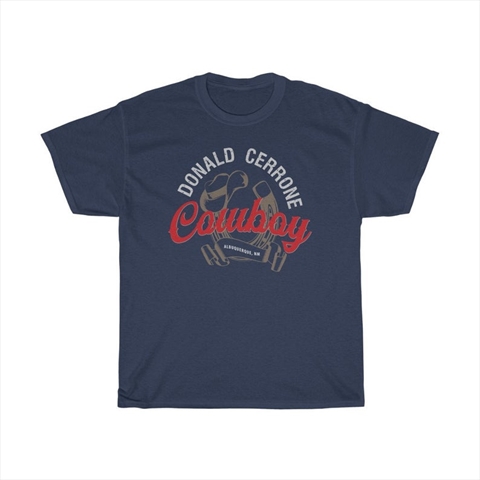 Donald Cerrone Cowboy Hat Horseshoe Navy Shirt