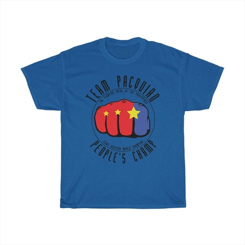 Team Manny Pacquiao People's Champ Royal Shirt