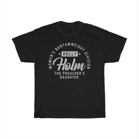 Holly Holm Graphic The Preacher's Daughter Black Heather Unisex Shirt