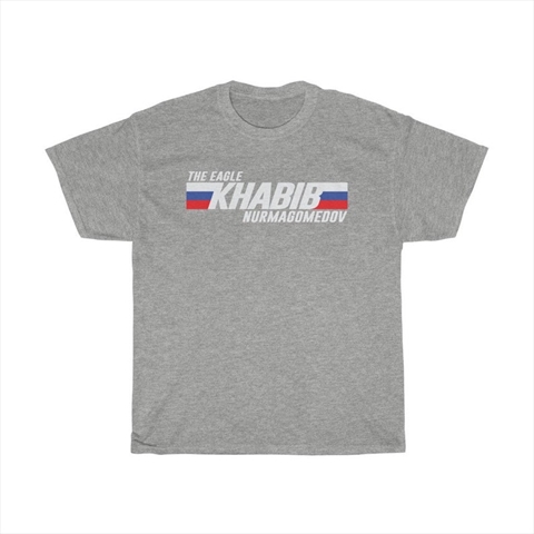 The Eagle Khabib Nurmagomedov Russia Sport Grey Unisex Shirt