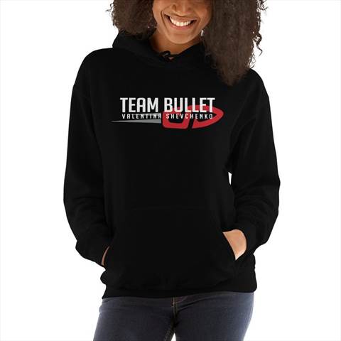 Team Bullet Valentina Shevchenko Black Unisex Hooded Sweatshirt