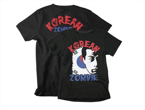 Korean Zombie Chan Sung Jung Front & Back Black Unisex T-Shirt