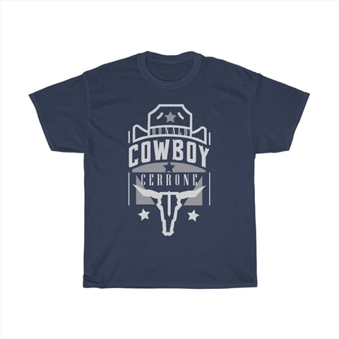 Donald Cowboy Cerrone Navy Unisex T-Shirt