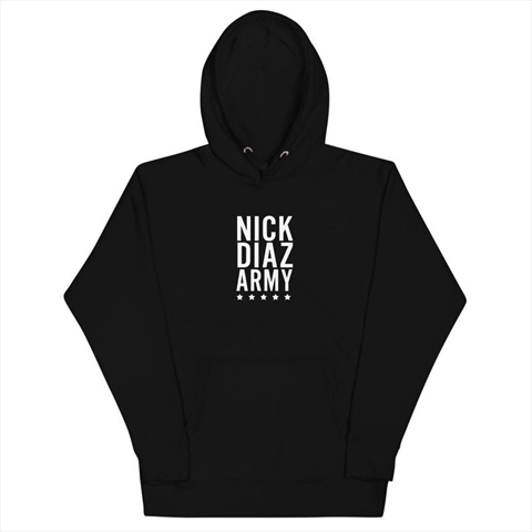 Nick Diaz Army Black Hoodie