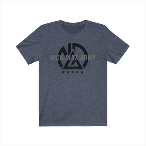 Nick Diaz Army Heather Navy Unisex T-Shirt