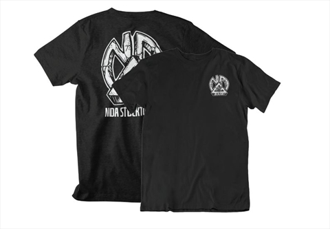 Nick Diaz NDA Stockton Front & Back Black Unisex T-Shirt