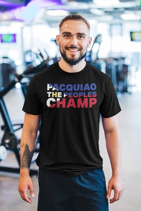 Manny Pacquiao The Peoples Champ Black Unisex T-Shirt