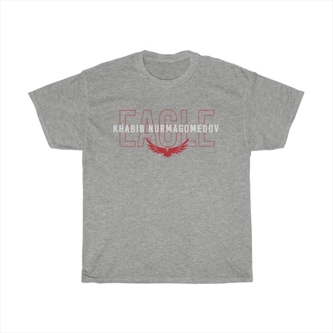 The Eagle Khabib Nurmagomedov Sport Grey Unisex T-Shirt