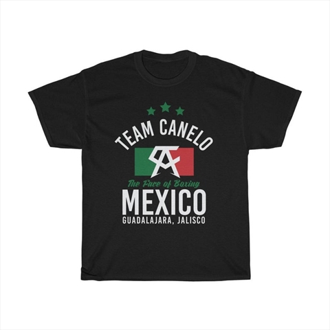 Team Canelo Mexico Boxing Legend Black Unisex T-Shirt 
