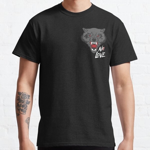 Wolf No Love Cody Garbrandt Black Classic T-Shirt 