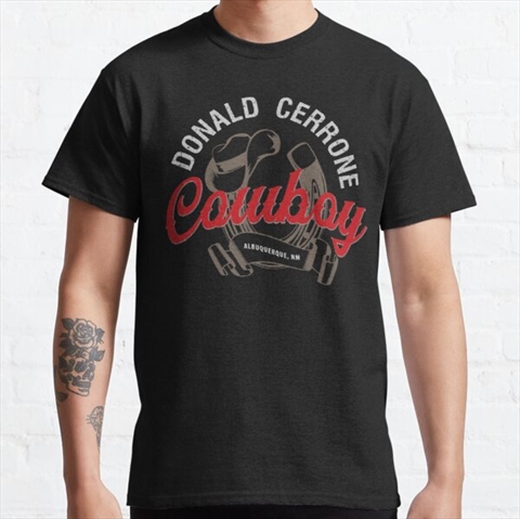 Donald Cowboy Cerrone Black Classic T-Shirt 