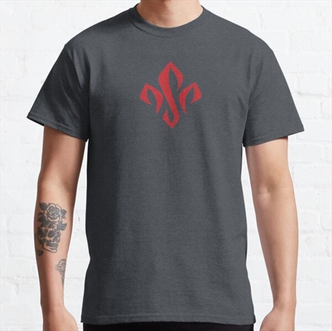 GSP Fleur De Lis Denim Heather Classic T-Shirt 