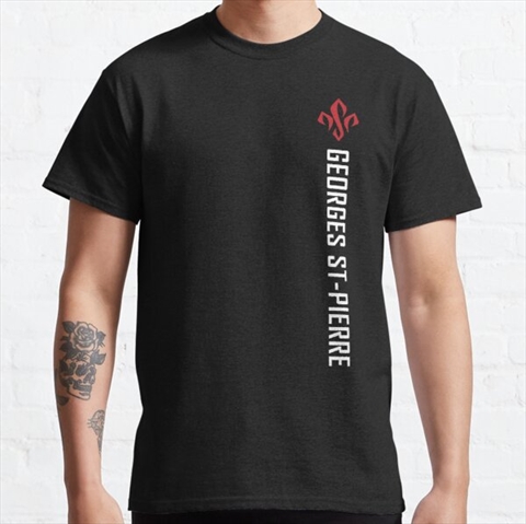 Georges St-Pierre Black Classic T-Shirt