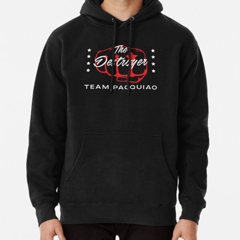 The Destroyer Manny Pacquiao Black Pullover Hoodie 