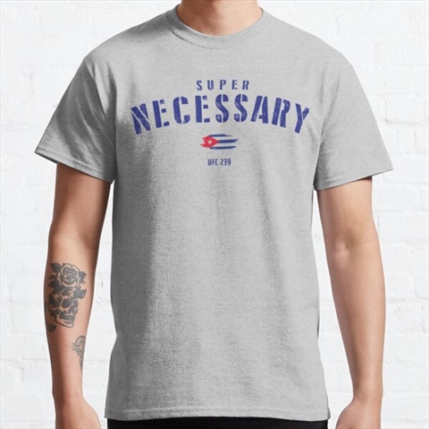 Super Necessary Heather Grey Classic T-Shirt 