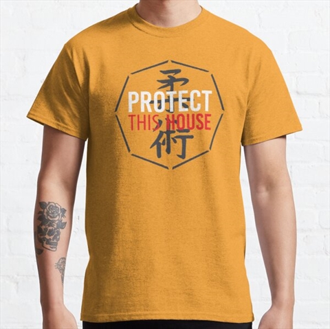 Protect This House Jiu Jitsu Gold Classic T-Shirt