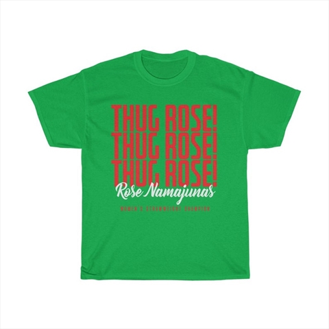 Thug Rose Namajunas WMMA Graphic Fighter Wear Irish Green Unisex T-Shirt