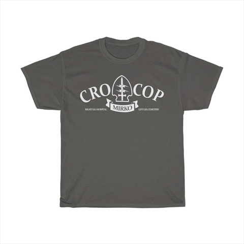 Mirko Cro Cop Classic MMA Fighter Wear Charcoal Unisex T-Shirt
