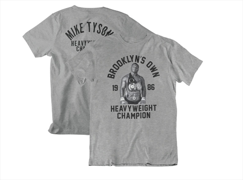 Mike Tyson Brooklyn NY Front & Back Sport Grey Unisex T-Shirt