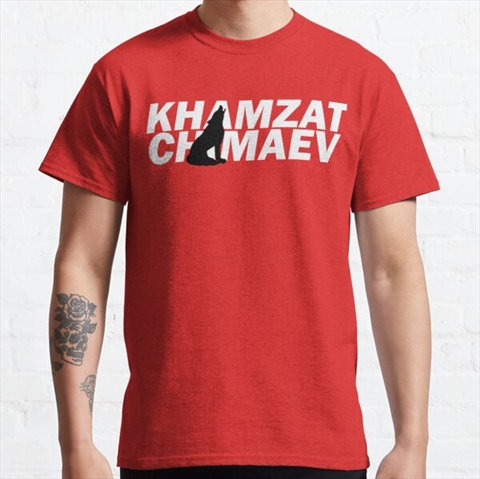Khamzat Chimaev Red Classic T-Shirt