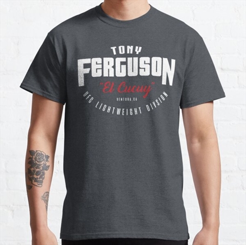 Tony Ferguson Denim Heather Classic T-Shirt