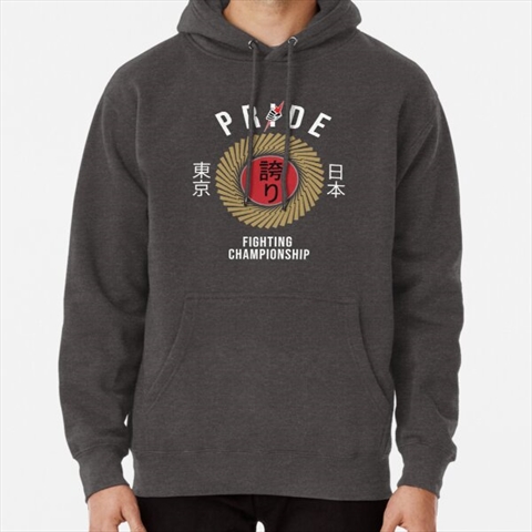 Pride Fighting Championship Charcoal Heather Pullover Hoodie