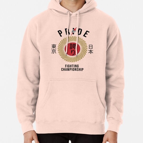 Pride Fighting Championship Pale Pink Pullover Hoodie