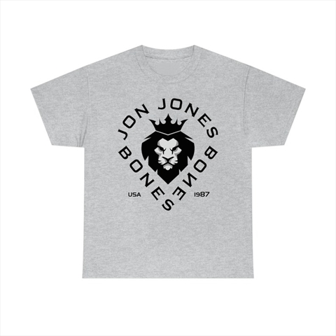 Jon Bones Jones Graphic Fighter Wear Ash Unisex T-Shirt