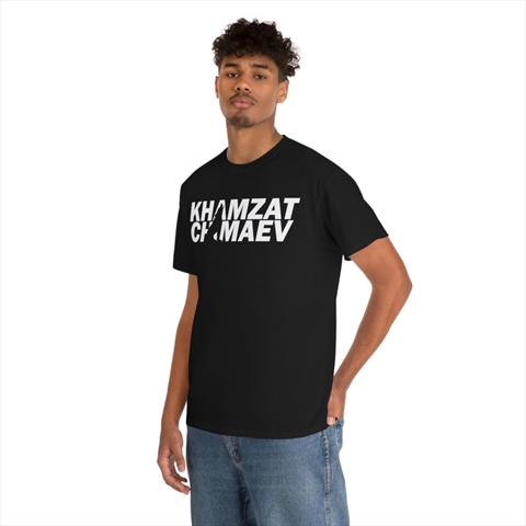 Khamzat Chimaev Borz Graphic Fighter Wear Black Unisex T-shirt