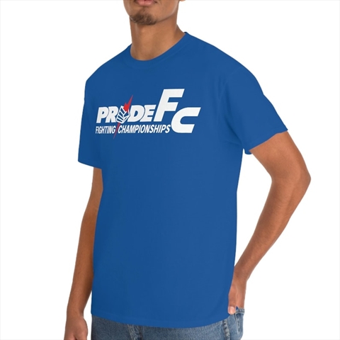 Pride Fighting Championship Classic Graphic MMA Fans Royal Unisex T-Shirt