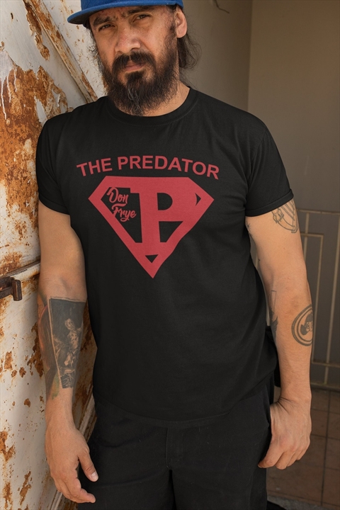 Don Frye the Predator Graphic MMA Black Unisex T-shirt