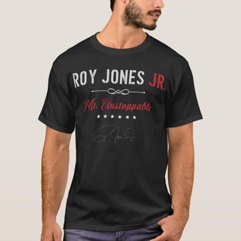 Roy Jones Jr Mr Unstoppable Black T-Shirt