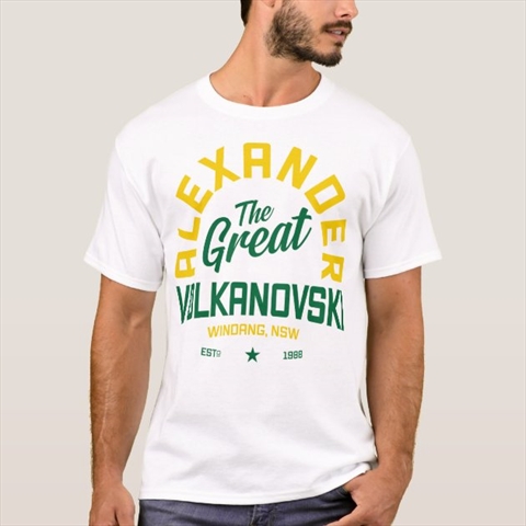 Alexander The Great  Volkanovski UFC White T-Shirt