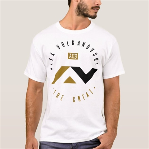 Alexander The Great  Volkanovski UFC White T-Shirt