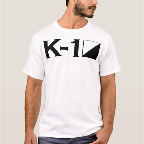 K-1 Logo White T-Shirt