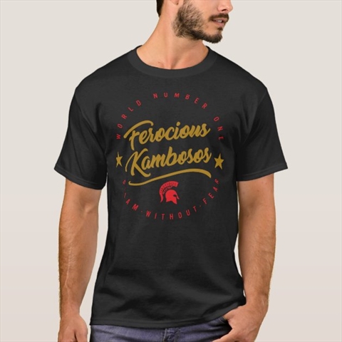 Ferocious George Kambosos Jr Black T-Shirt