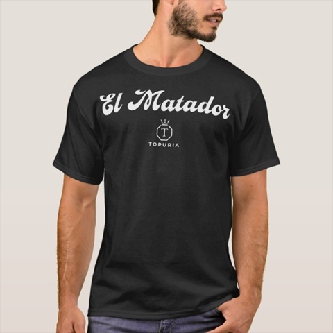 El Matador Ilia Topuria Black T-Shirt