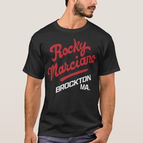 Rocky Marciano Boxing Black T-Shirt