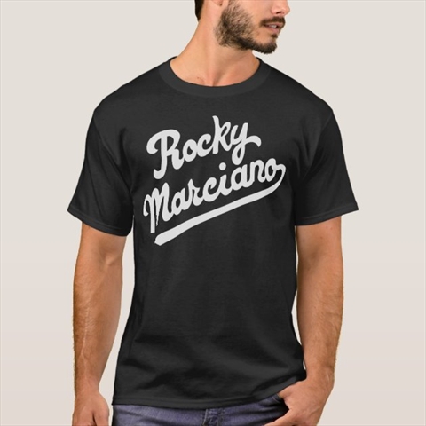 Rocky Marciano Boxing Black T-Shirt