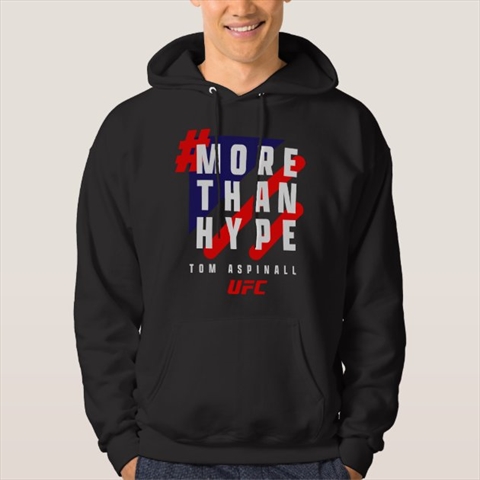 More Than Hype UFC Tom Aspinall Black Hoodie