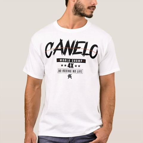 Canelo Alvarez World Champ White T-Shirt