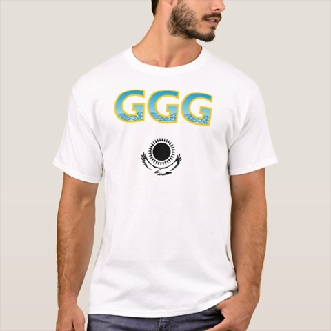 GGG Gennady Golovkin Boxing White T-Shirt