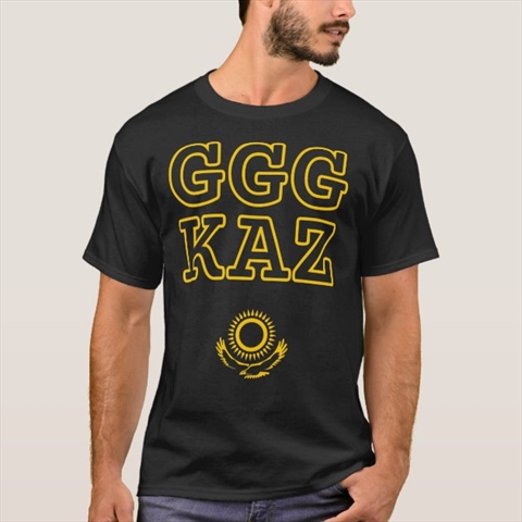 GGG KAZ Gennady Golovkin Boxing Black T-Shirt