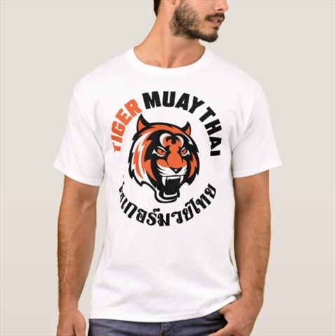 Tiger Muay Thai White T-Shirt