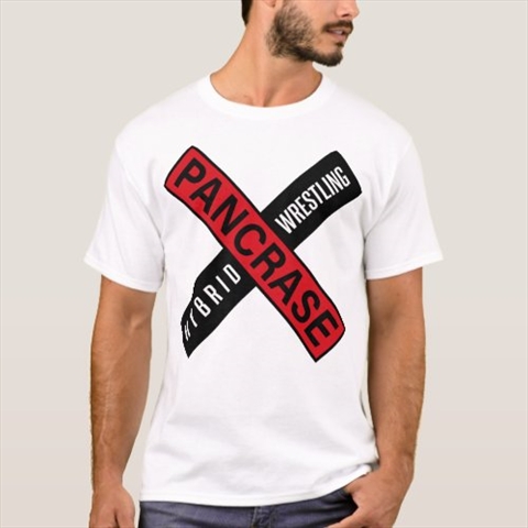 Pancrase Hybrid Wrestling White T-Shirt