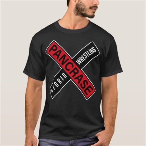 Pancrase Hybrid Wrestling Black T-Shirt