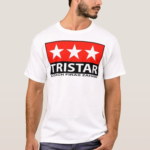 Tristar Coach Firas Zahabi White T-Shirt