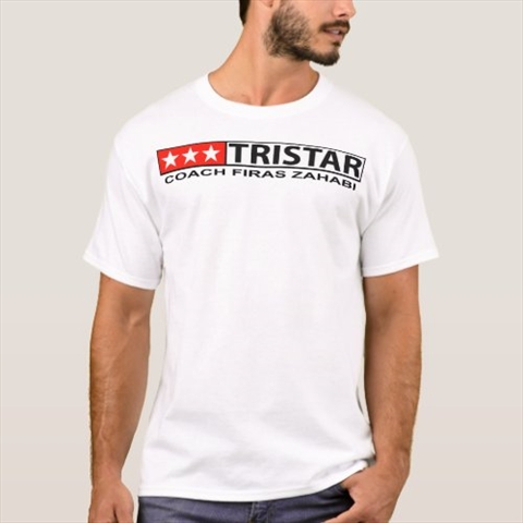 Tristar Coach Firas Zahabi White T-Shirt