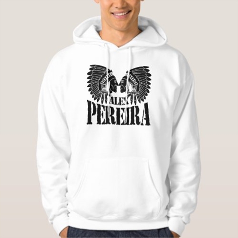 Alex Pereira Poatan White Hoodie